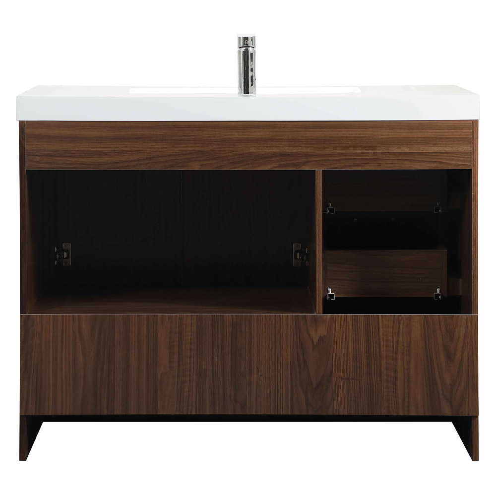 Elegant Bathroom Vanity - Walnut, L 42" (VF46042MWT)