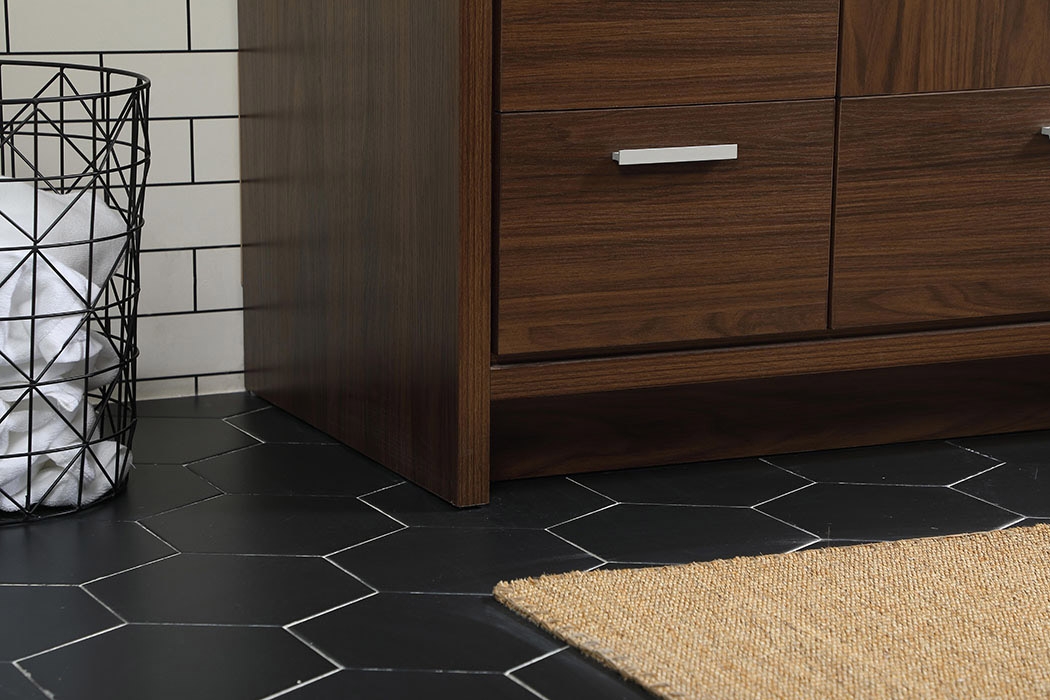 Elegant Bathroom Vanity - Walnut, L 42" (VF46042MWT)