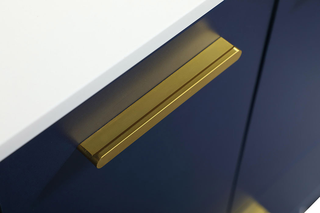 Elegant Bathroom Vanity - Blue (VF47024MBL)