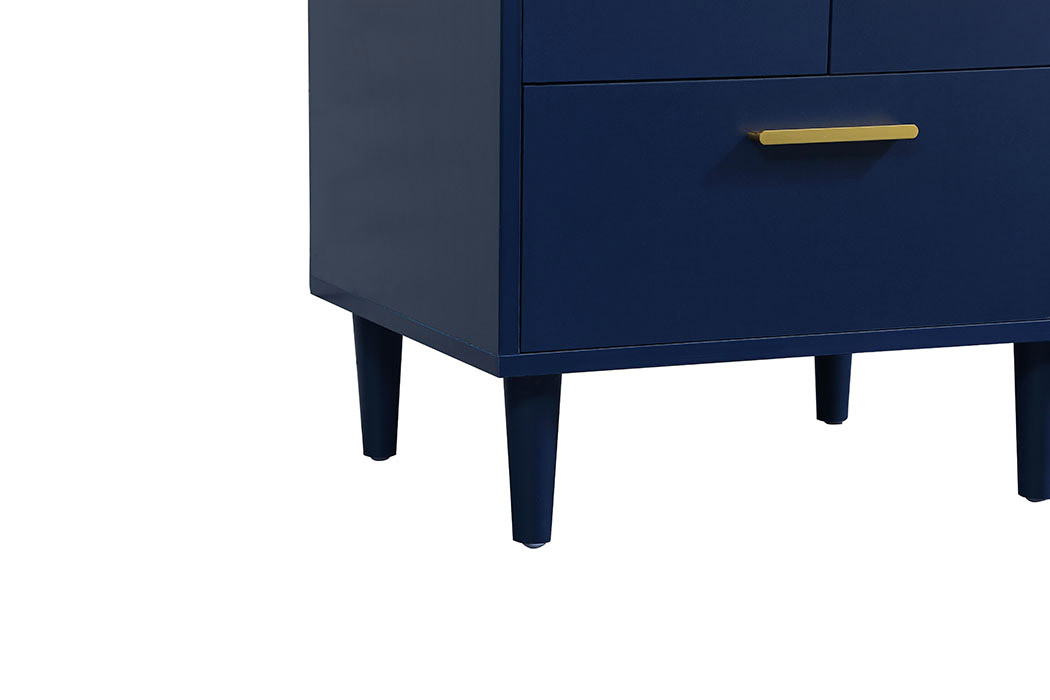 Elegant Bathroom Vanity - Blue (VF47024MBL)