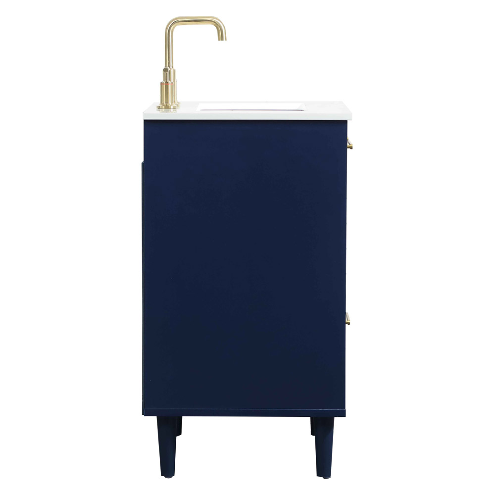 Elegant Bathroom Vanity - Blue (VF47024MBL)