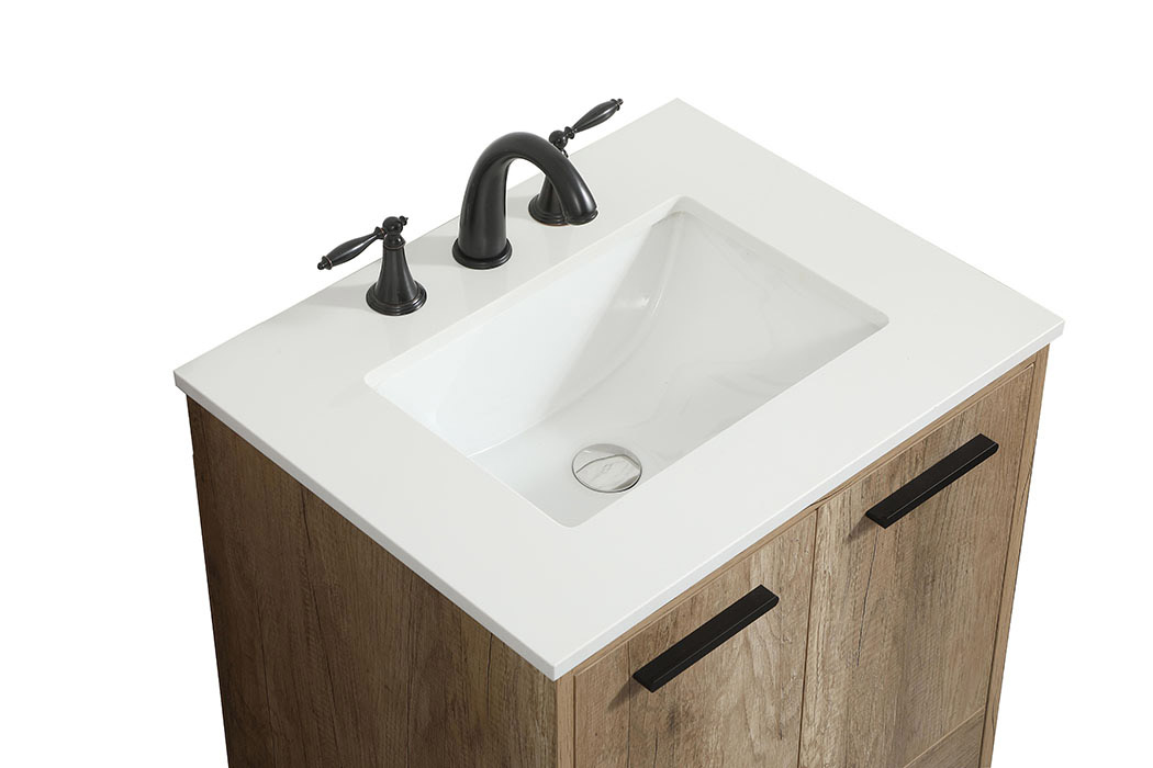 Elegant Bathroom Vanity - Natural Oak (VF47024NT)