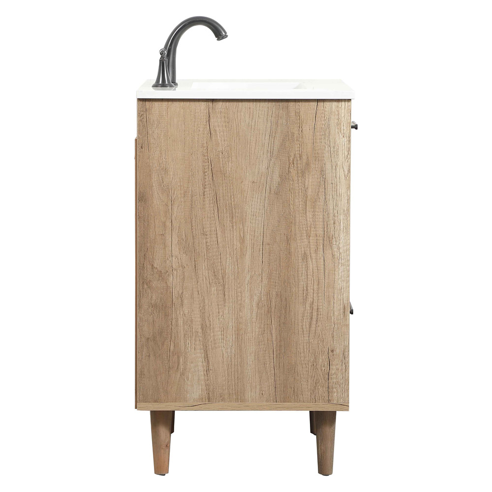 Elegant Bathroom Vanity - Natural Oak (VF47024NT)