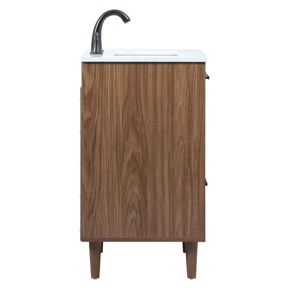Elegant Bathroom Vanity - Walnut Brown (VF47024WB)