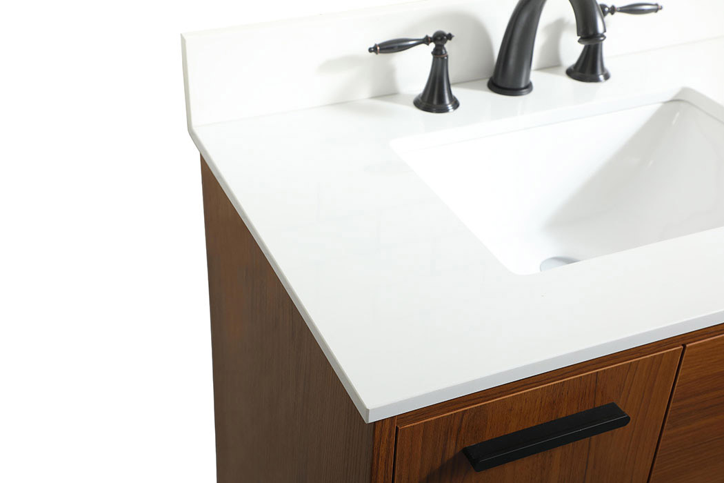 Elegant Bathroom Vanity - Teak (VF47030MTK-BS)
