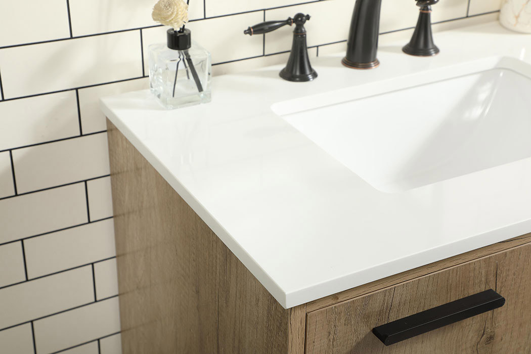Elegant Bathroom Vanity - Natural Oak (VF47030NT)