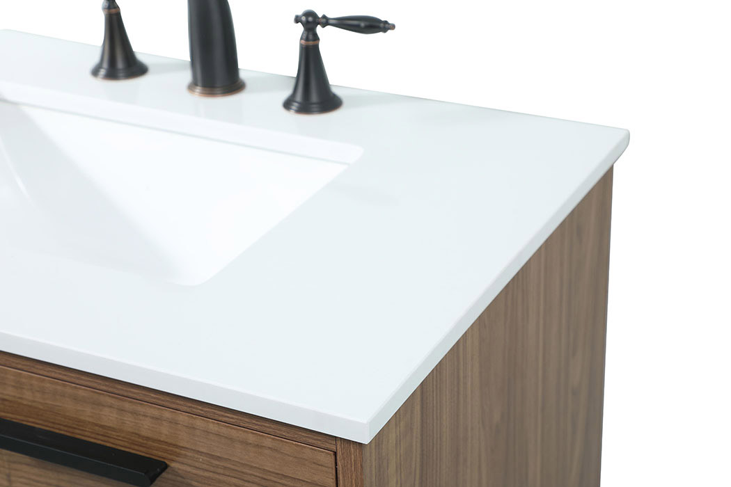 Elegant Bathroom Vanity - Walnut Brown (VF47030WB)