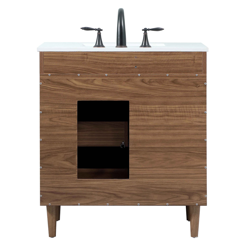 Elegant Bathroom Vanity - Walnut Brown (VF47030WB)