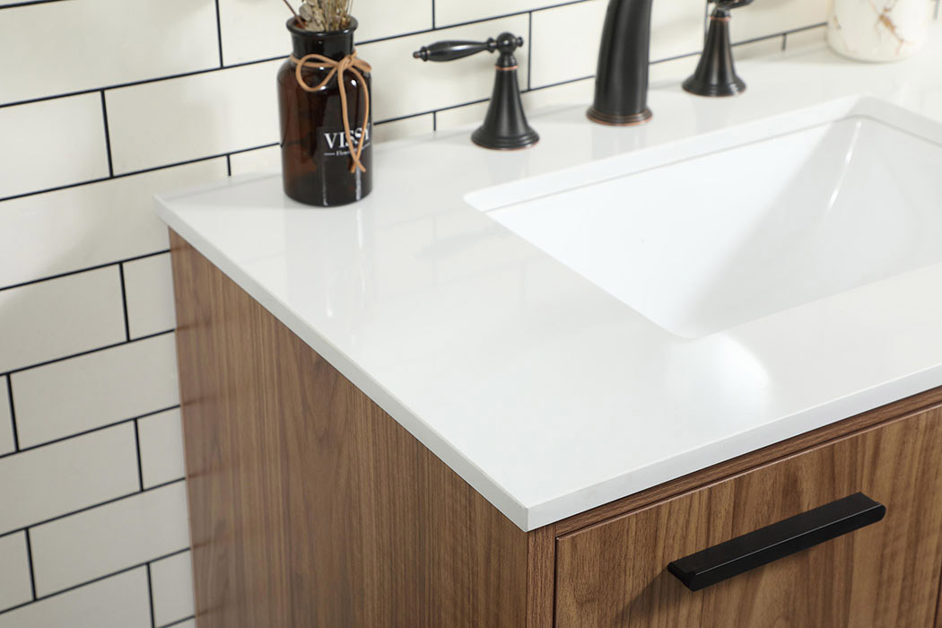 Elegant Bathroom Vanity - Walnut Brown (VF47030WB)