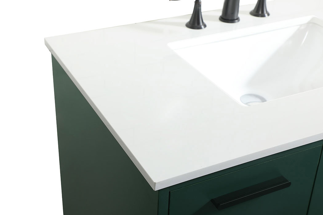 Elegant Bathroom Vanity - Green (VF47036MGN)