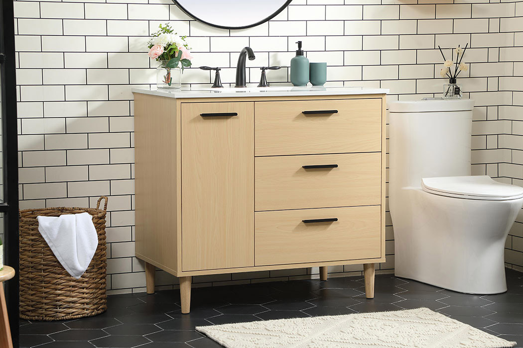 Elegant Bathroom Vanity - Maple (VF47036MMP)