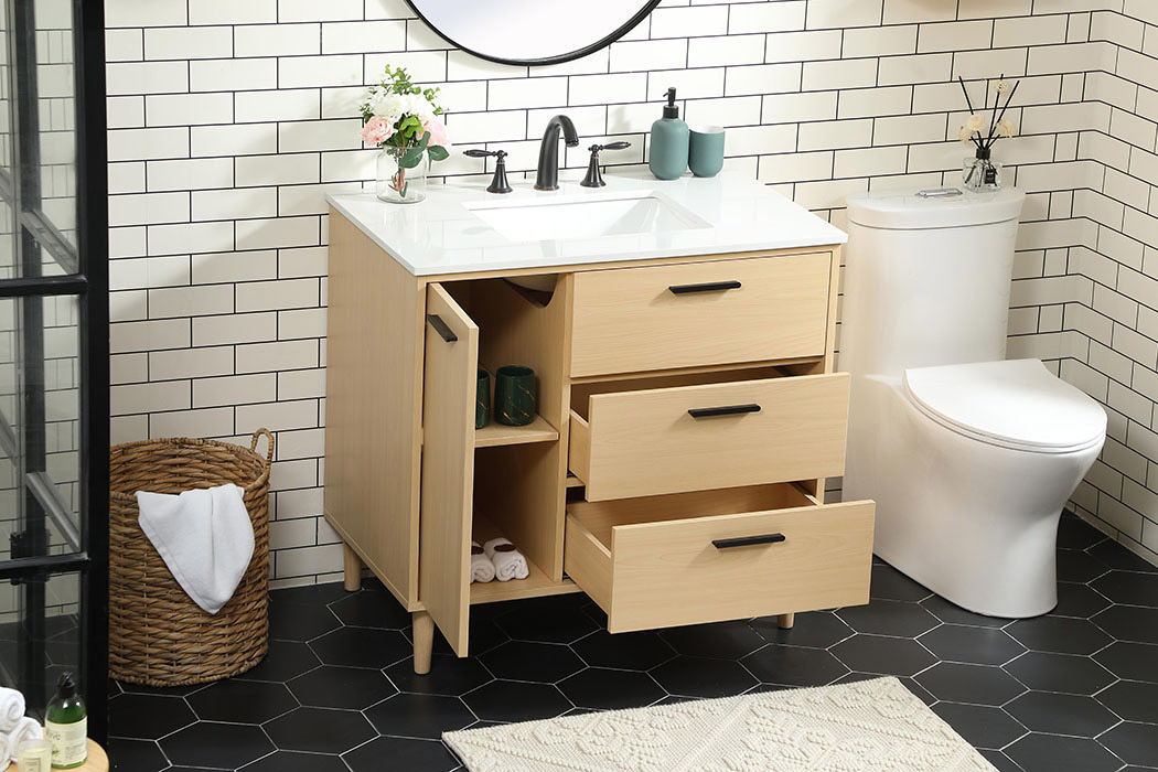Elegant Bathroom Vanity - Maple (VF47036MMP)