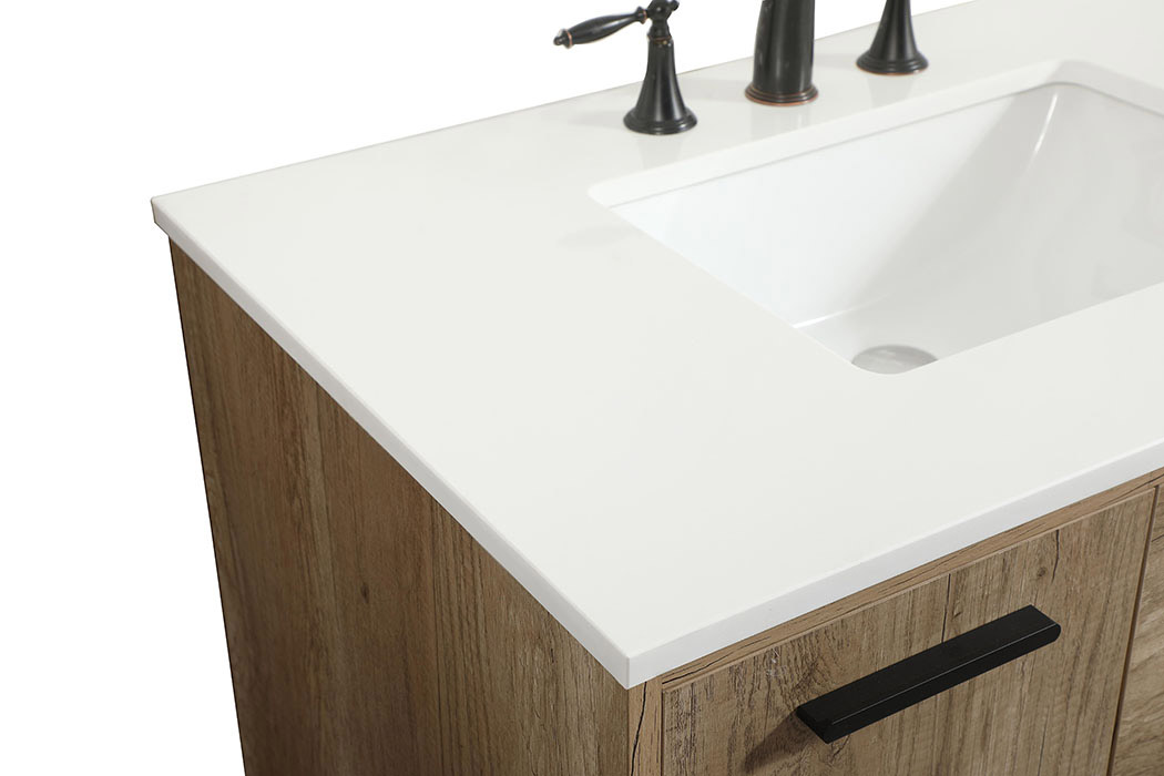 Elegant Bathroom Vanity - Natural Oak (VF47036NT)