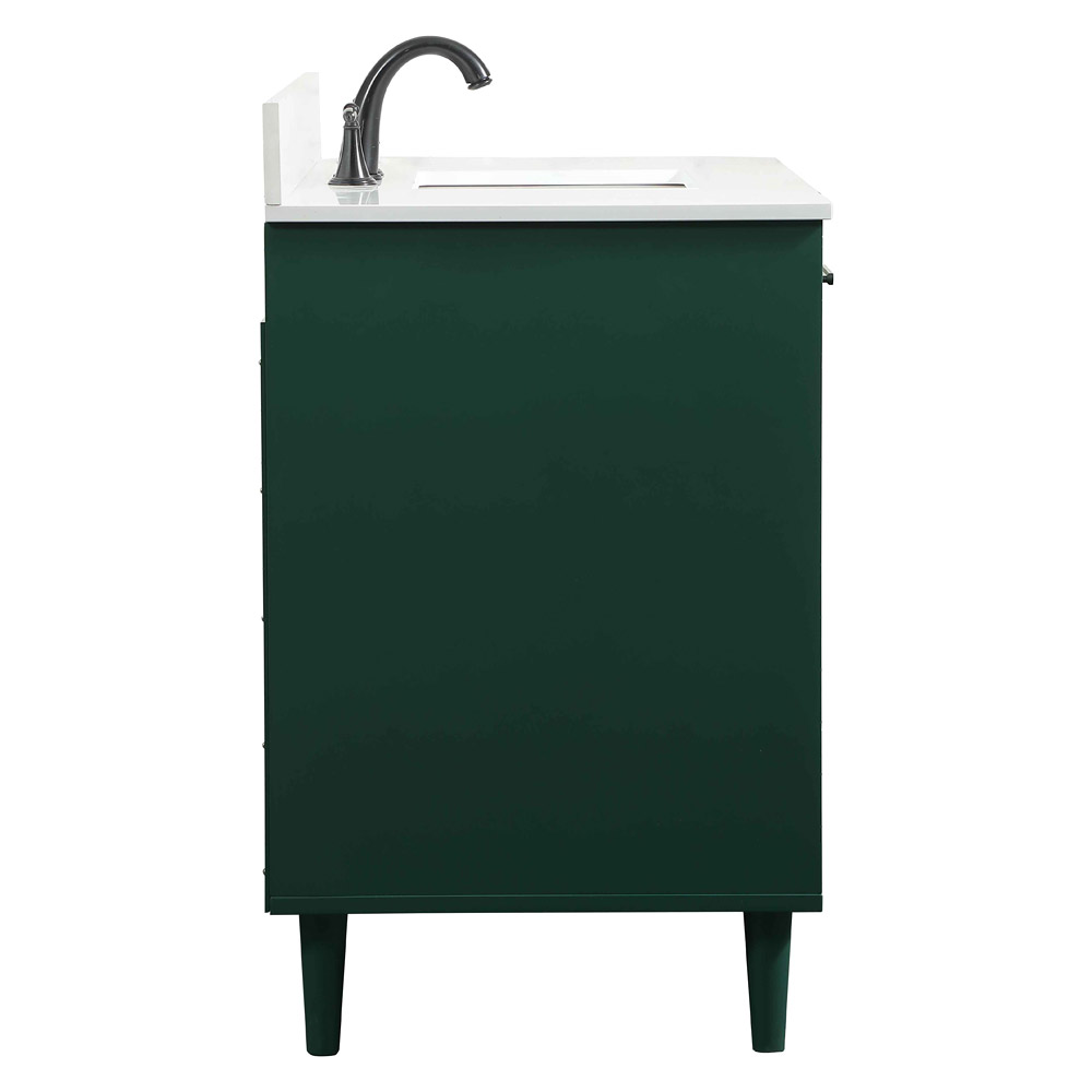 Elegant Bathroom Vanity - Green (VF47042MGN-BS)