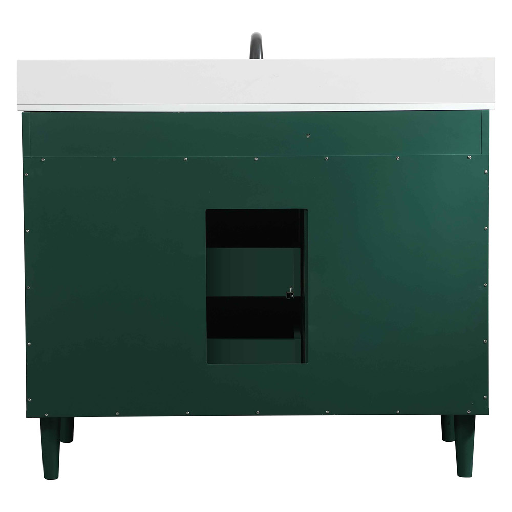 Elegant Bathroom Vanity - Green (VF47042MGN-BS)