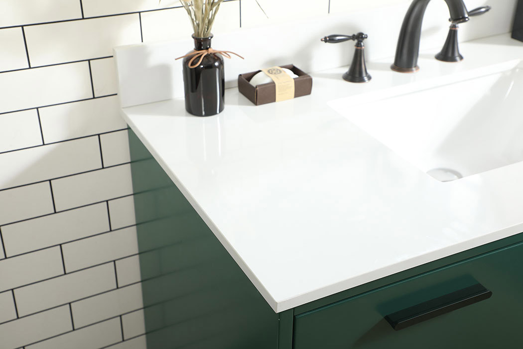 Elegant Bathroom Vanity - Green (VF47042MGN-BS)