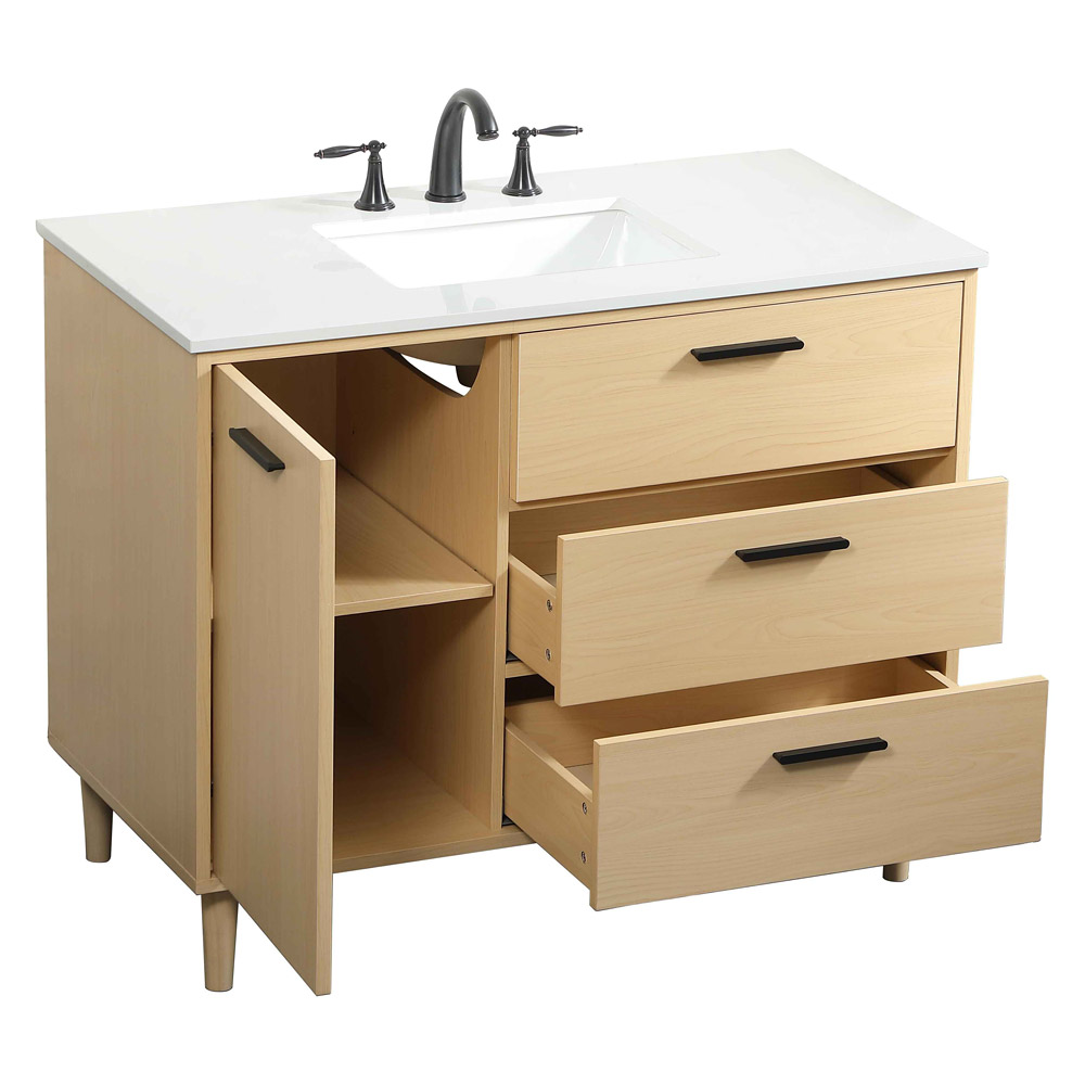 Elegant Bathroom Vanity - Maple (VF47042MMP)