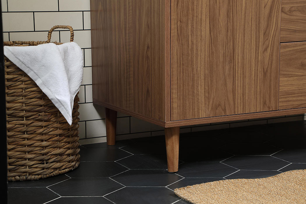 Elegant Bathroom Vanity - Walnut Brown (VF47042WB)