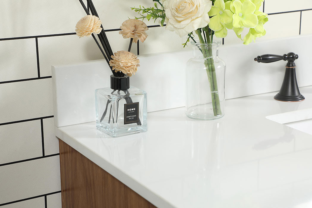 Elegant Bathroom Vanity - Walnut Brown (VF47042WB-BS)