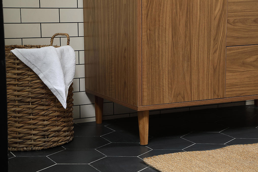 Elegant Bathroom Vanity - Walnut Brown (VF47042WB-BS)
