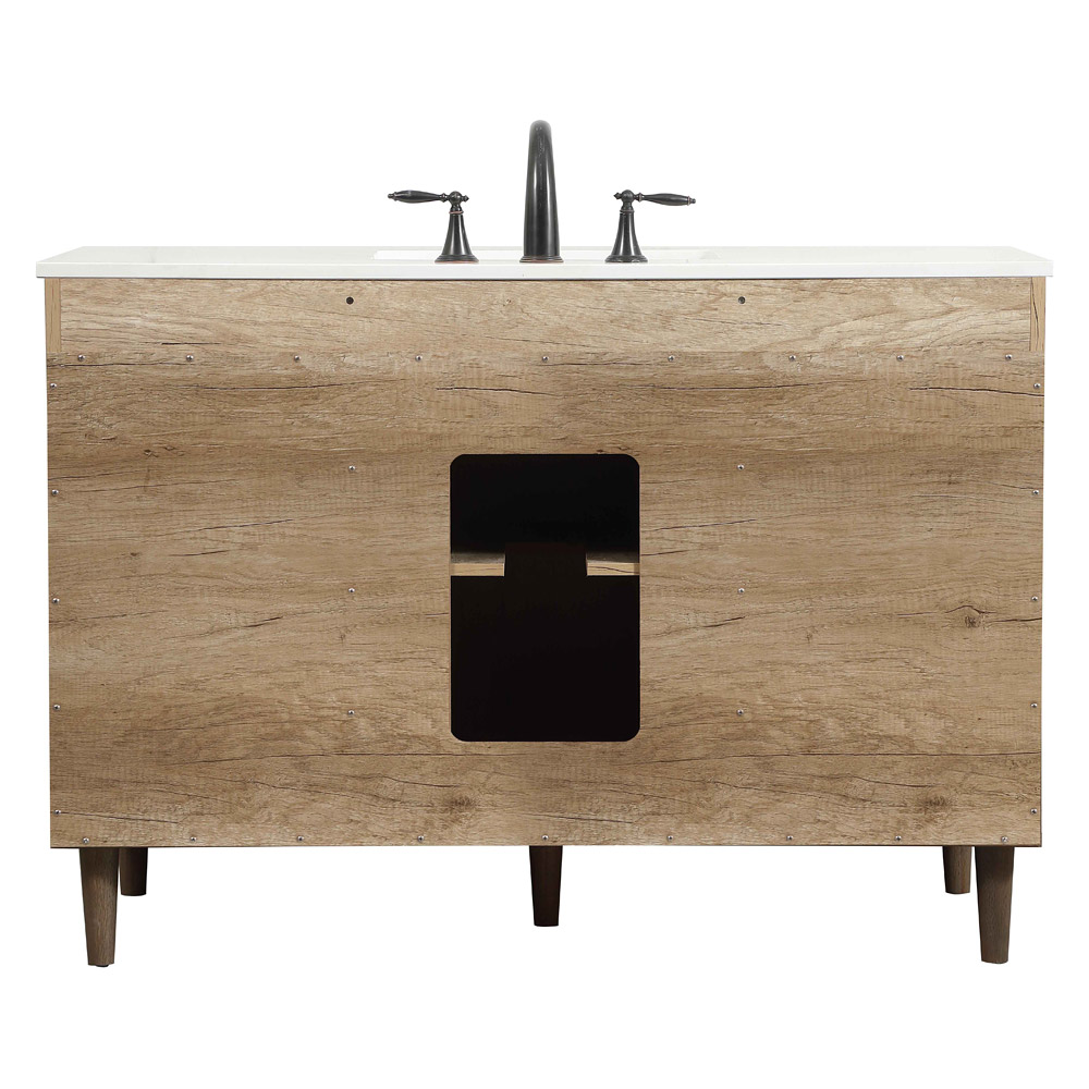 Elegant Bathroom Vanity - Natural Oak (VF47048NT)