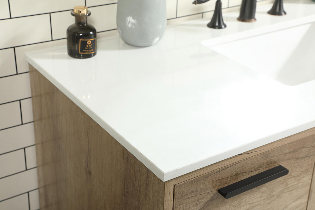 Elegant Bathroom Vanity - Natural Oak (VF47048NT)