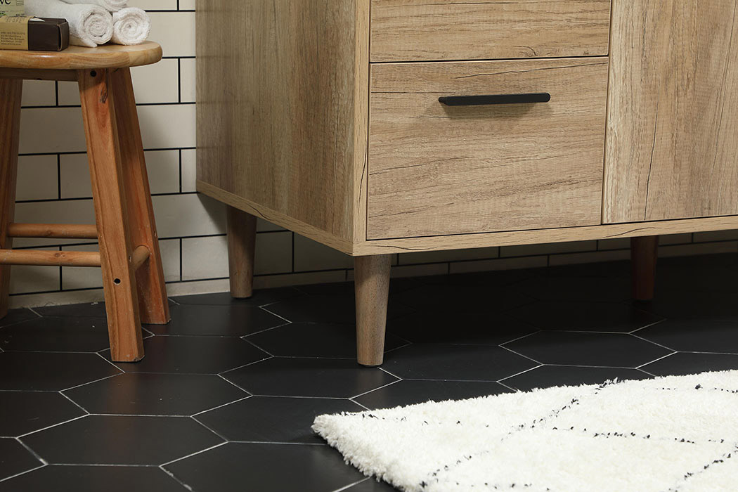 Elegant Bathroom Vanity - Natural Oak (VF47048NT)