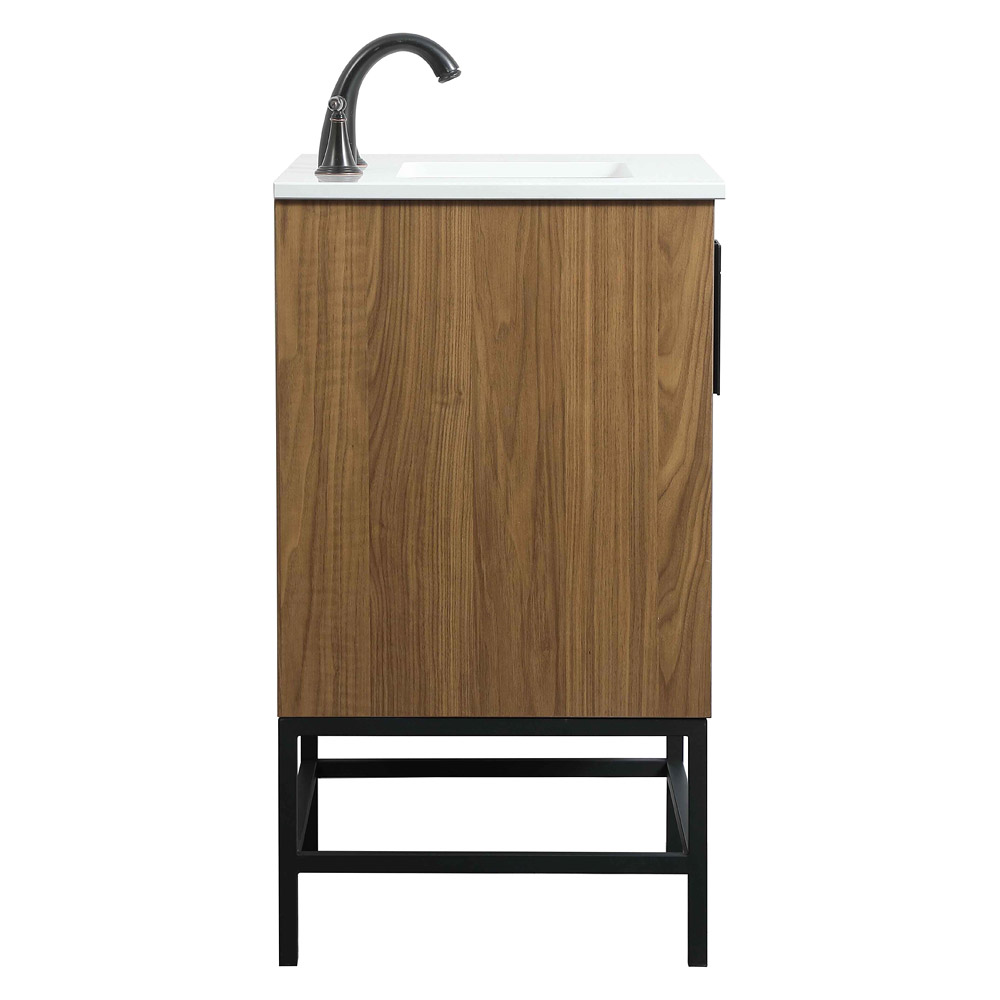 Elegant Bathroom Vanity - Walnut Brown (VF48824WB)