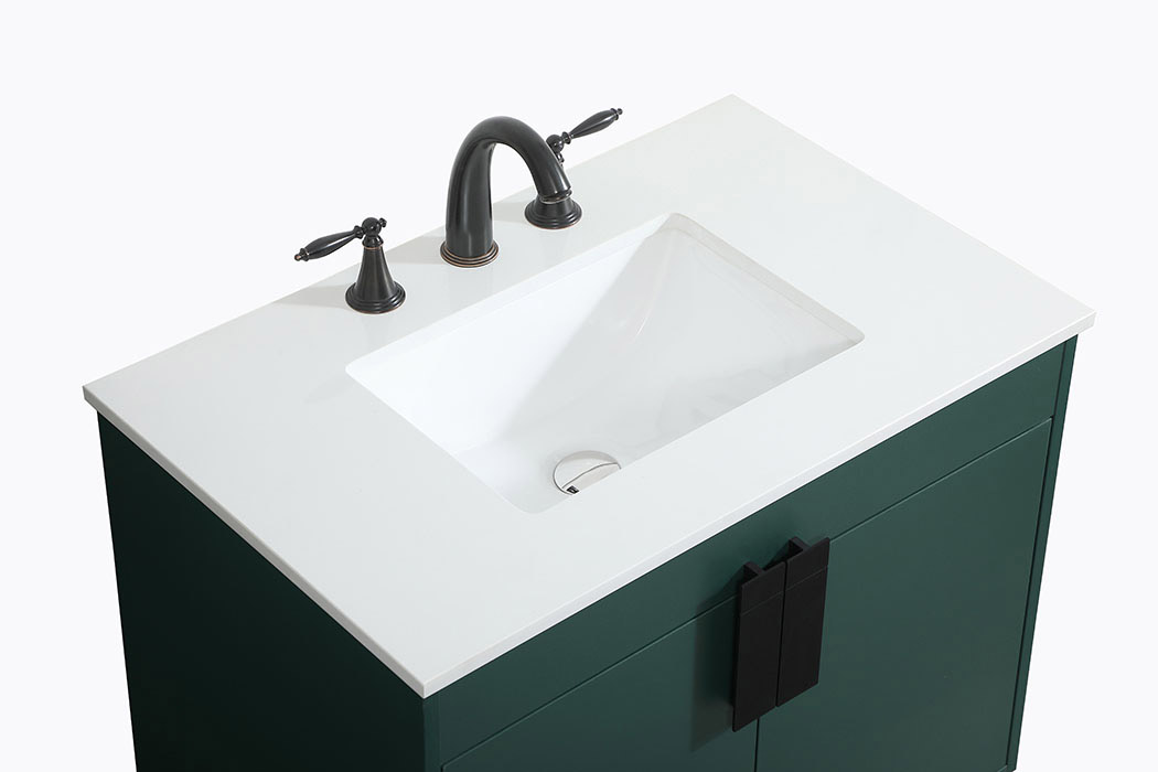 Elegant Bathroom Vanity - Green (VF48830MGN)