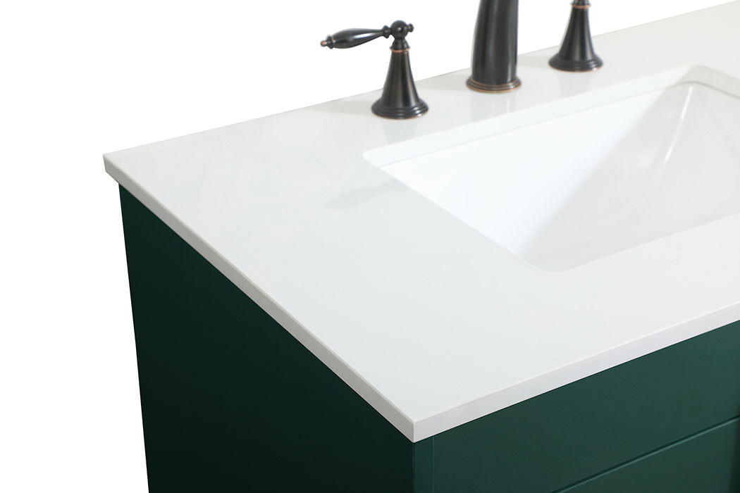 Elegant Bathroom Vanity - Green (VF48830MGN)