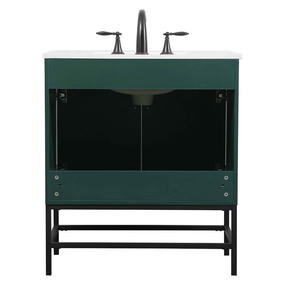 Elegant Bathroom Vanity - Green (VF48830MGN)