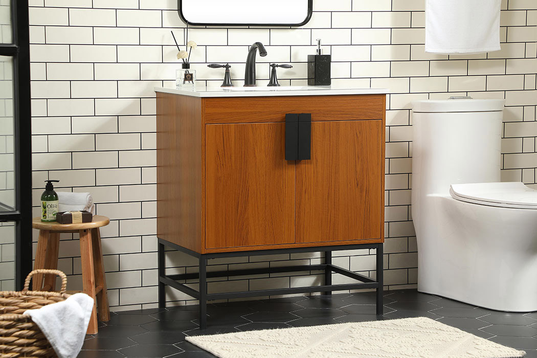 Elegant Bathroom Vanity - Teak (VF48830MTK)