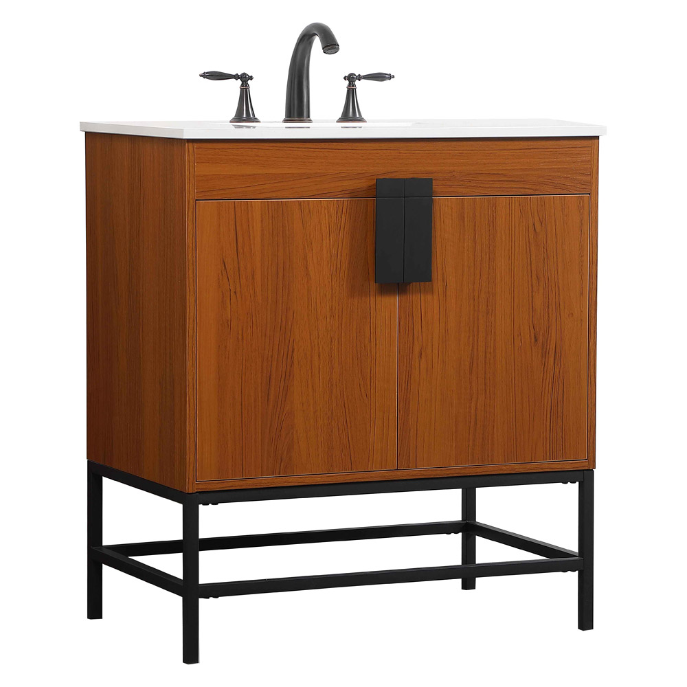Elegant Bathroom Vanity - Teak (VF48830MTK)