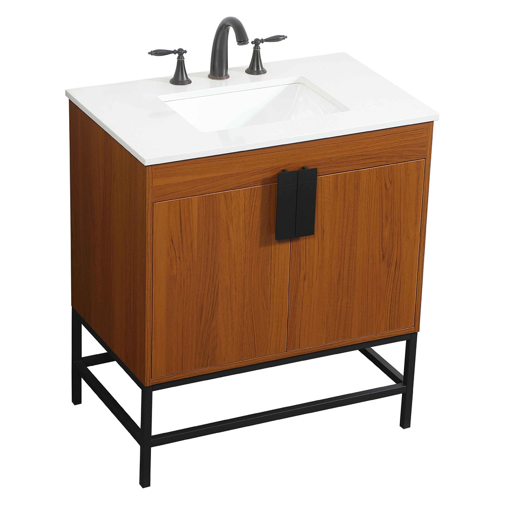 Elegant Bathroom Vanity - Teak (VF48830MTK)