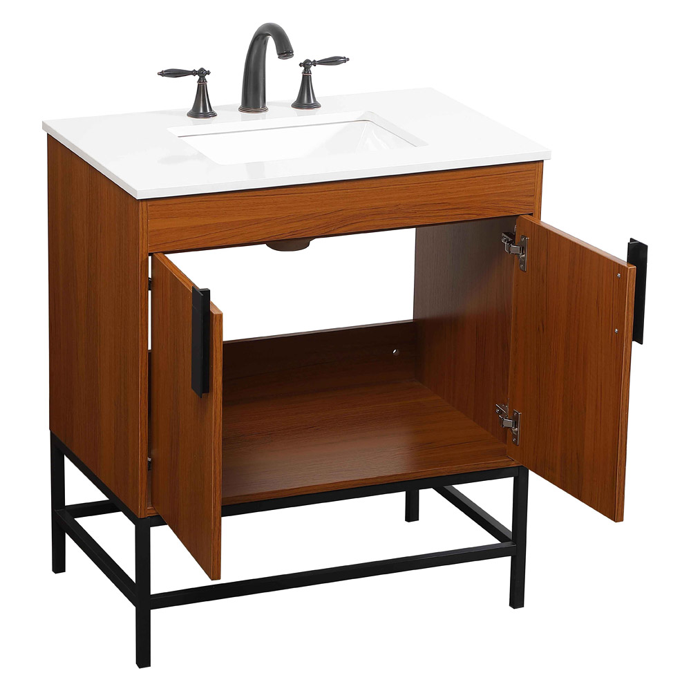 Elegant Bathroom Vanity - Teak (VF48830MTK)