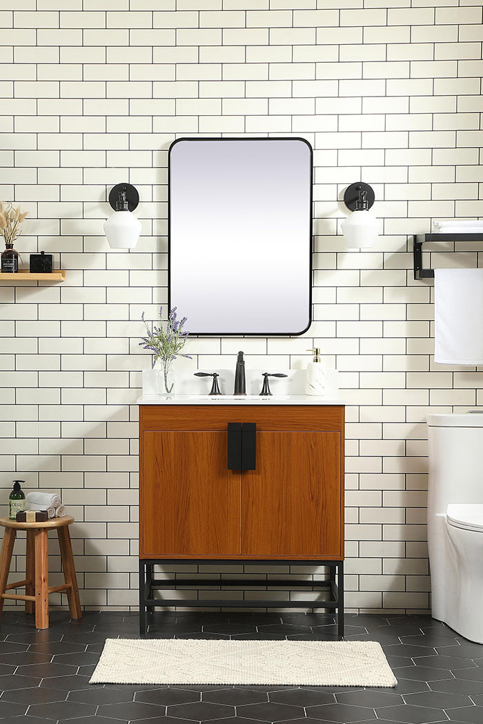 Elegant Bathroom Vanity - Teak (VF48830MTK-BS)