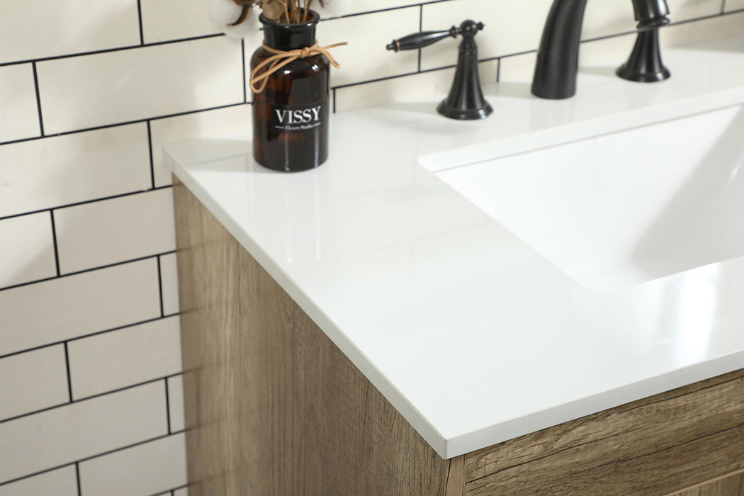 Elegant Bathroom Vanity - Natural Oak (VF48830NT)