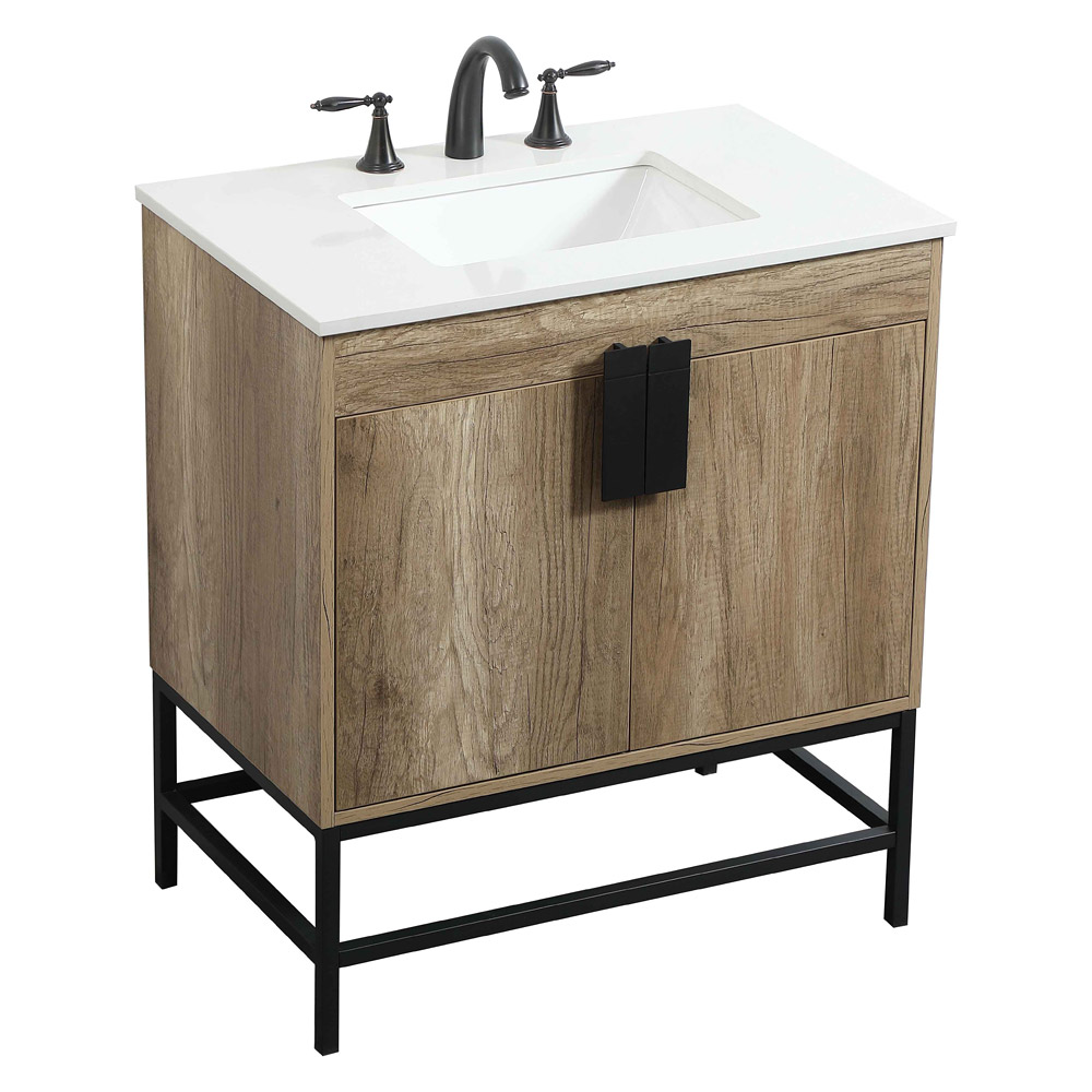 Elegant Bathroom Vanity - Natural Oak (VF48830NT)