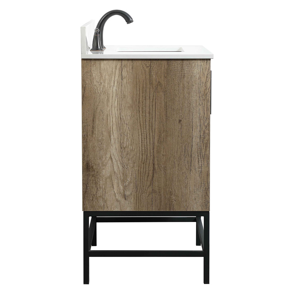 Elegant Bathroom Vanity - Natural Oak (VF48830NT-BS)