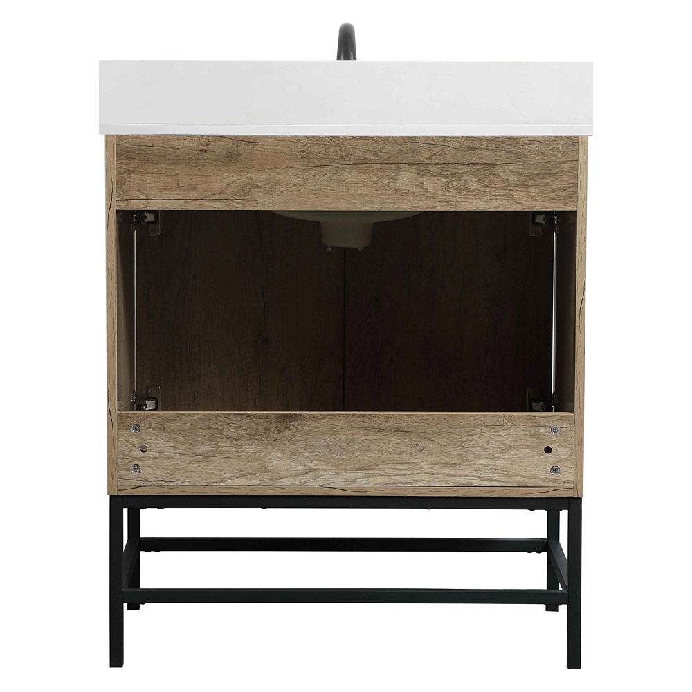 Elegant Bathroom Vanity - Natural Oak (VF48830NT-BS)