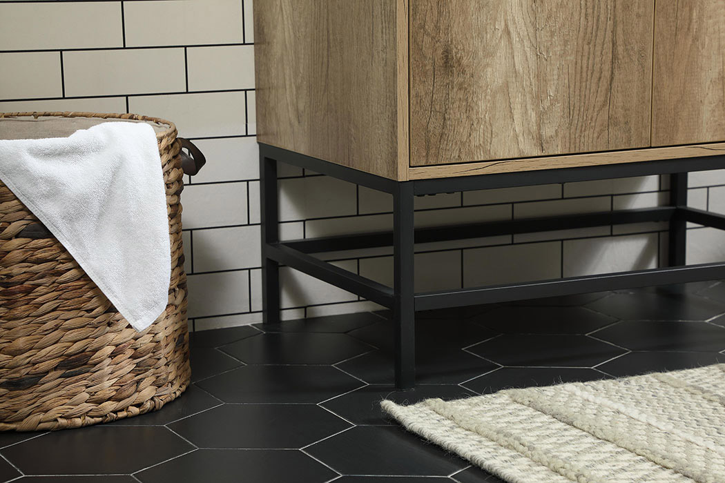 Elegant Bathroom Vanity - Natural Oak (VF48830NT-BS)
