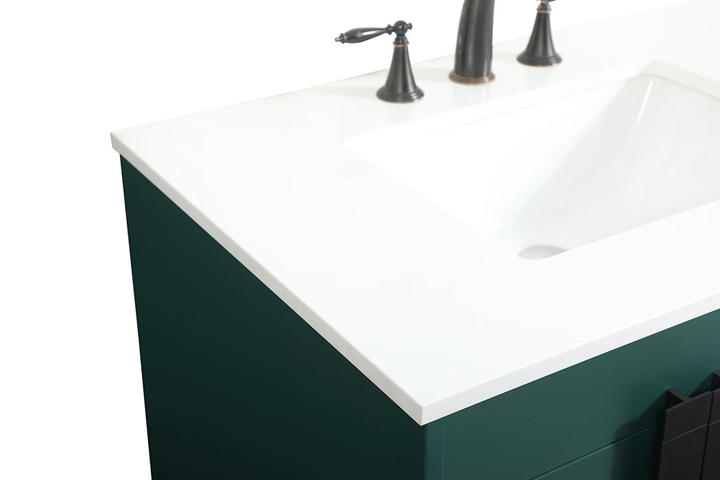 Elegant Bathroom Vanity - Green (VF48832MGN)
