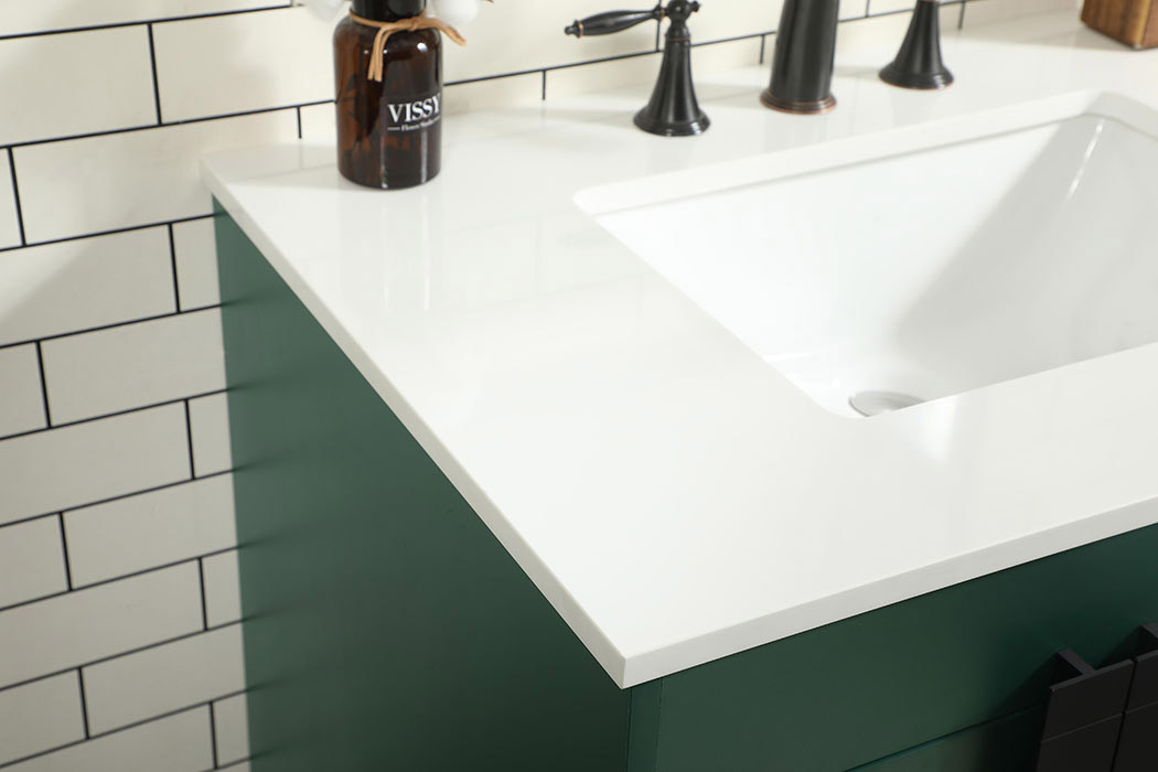 Elegant Bathroom Vanity - Green (VF48832MGN)
