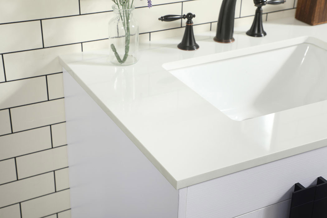 Elegant Bathroom Vanity - White (VF48832MWH)