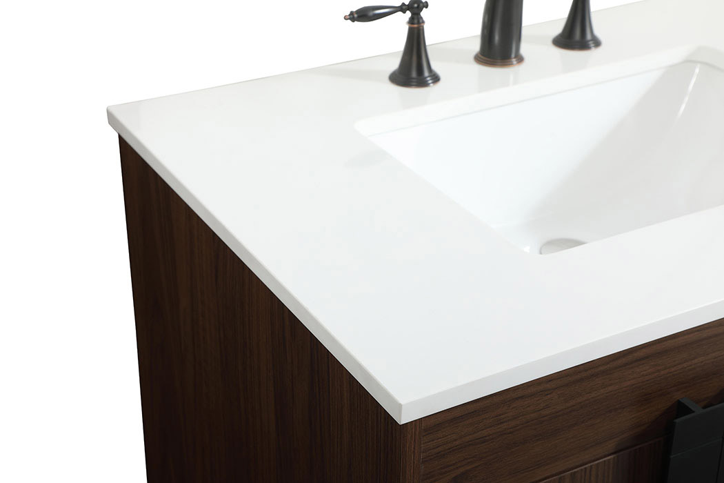 Elegant Bathroom Vanity - Walnut (VF48832MWT)