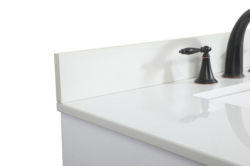 Elegant Bathroom Vanity - White (VF48836MWH-BS)