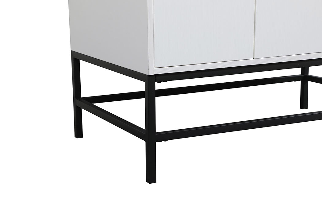 Elegant Bathroom Vanity - White (VF48836MWH-BS)