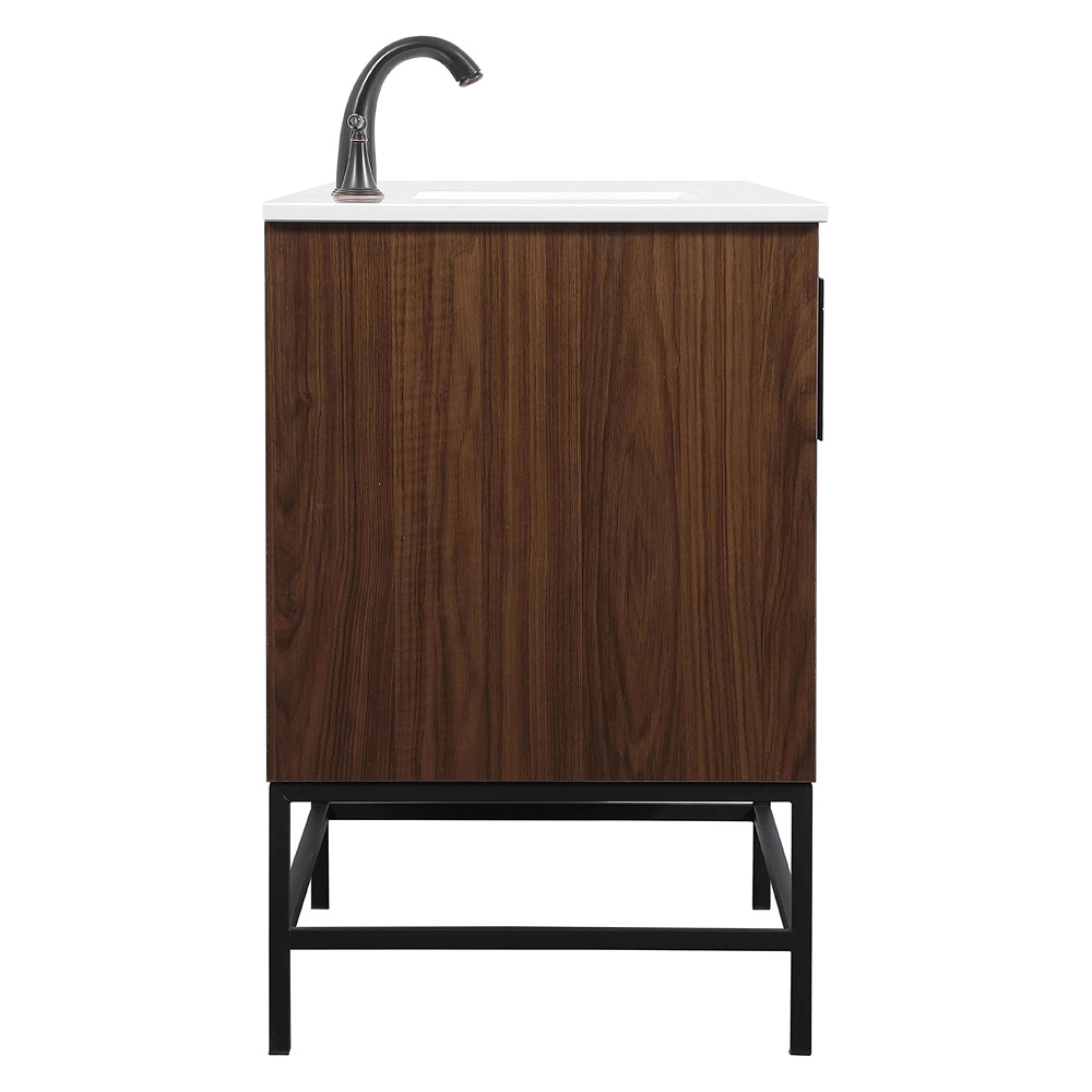 Elegant Bathroom Vanity - Walnut (VF48836MWT)