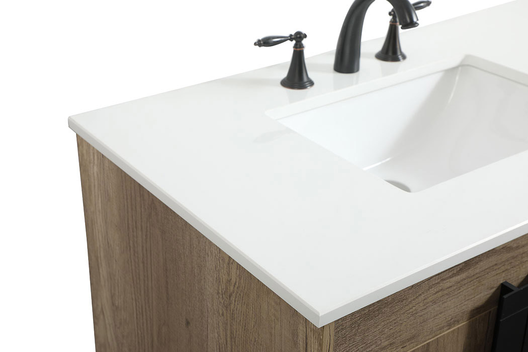 Elegant Bathroom Vanity - Natural Oak (VF48836NT)