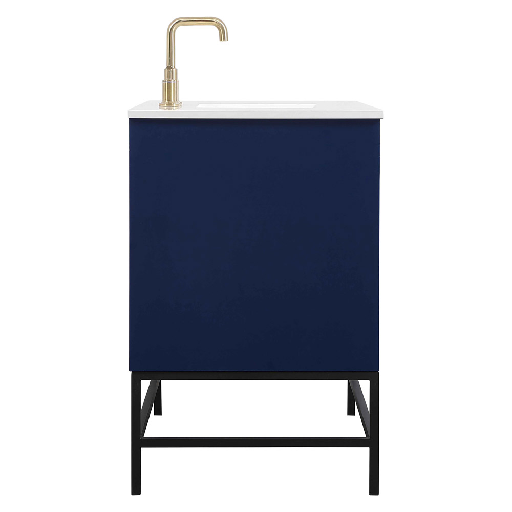Elegant Bathroom Vanity - Blue (VF48842MBL)